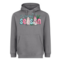 Storm tis the season snowman and christmas cake Heavyweight Hoodie - MaliasSmallBusiness