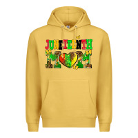 Antique Gold juneteenth mom Premium Hoodie - AdoDesignShop