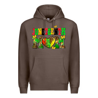 Coffee juneteenth mom Premium Hoodie - AdoDesignShop