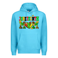 Ocean Blue juneteenth mom Premium Hoodie - AdoDesignShop