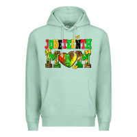 Seafoam juneteenth mom Premium Hoodie - AdoDesignShop