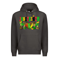 Smoke juneteenth mom Premium Hoodie - AdoDesignShop