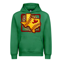 Emerald leopard softball texas map Urban Hoodie - Jasminsmagicworld