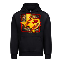 Foreset Green leopard softball texas map Urban Hoodie - Jasminsmagicworld
