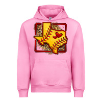 Fuchsia Pink leopard softball texas map Urban Hoodie - Jasminsmagicworld
