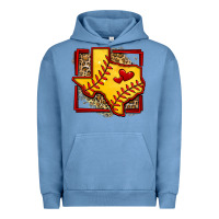 Leopard Softball Texas Map Urban Hoodie | Teevron