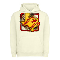 Pigment Pistachio leopard softball texas map Urban Hoodie - Jasminsmagicworld