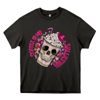 Asphalt Coffee is my Valentine Heavy Core Tee - CowhideDigitalArt