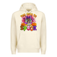 Sandshell too cute to spook with owl Premium Hoodie - Artiststas