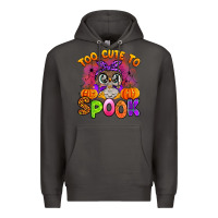 Smoke too cute to spook with owl Premium Hoodie - Artiststas