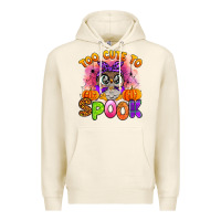 Tofu too cute to spook with owl Premium Hoodie - Artiststas