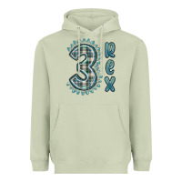 Matcha 3 rex green dinosaur Heavyweight Hoodie - MaliasSmallBusiness