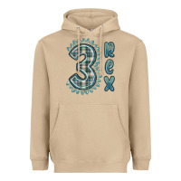 Mushroom 3 rex green dinosaur Heavyweight Hoodie - MaliasSmallBusiness