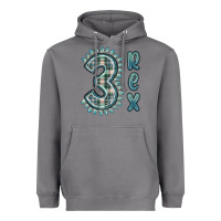 Storm 3 rex green dinosaur Heavyweight Hoodie - MaliasSmallBusiness