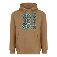 Toasted Coconut 3 rex green dinosaur Heavyweight Hoodie - MaliasSmallBusiness
