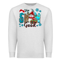 Oatmeal Heather up to snow good Premium Sweatshirt - Zillion Design Studio