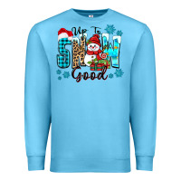 Ocean Blue up to snow good Premium Sweatshirt - Zillion Design Studio