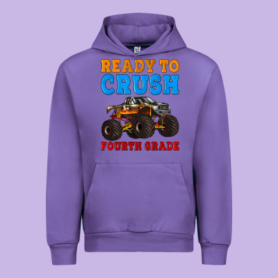 Ready To Crush Fourth Grade Urban Hoodie Designed By Artiststas