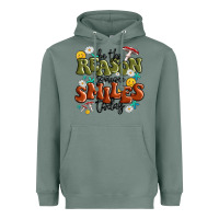 Sage be the reason someone smiles today Heavyweight Hoodie - MaliasSmallBusiness