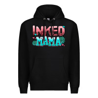 Black inked mama Premium Hoodie - AdoDesignShop