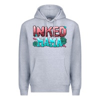 Heather Grey inked mama Premium Hoodie - AdoDesignShop