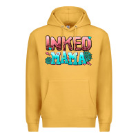 Mustard inked mama Premium Hoodie - AdoDesignShop