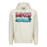 Oatmeal Heather inked mama Premium Hoodie - AdoDesignShop