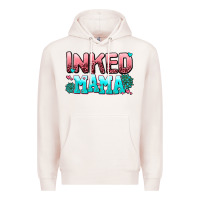 Pale Pink inked mama Premium Hoodie - AdoDesignShop