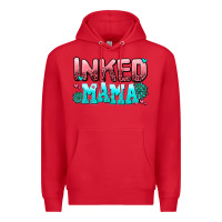 Red inked mama Premium Hoodie - AdoDesignShop