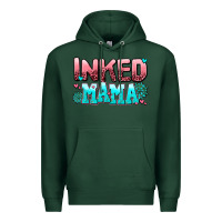 Sports Green inked mama Premium Hoodie - AdoDesignShop