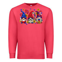Cardinal American gnomes with sunflowers Premium Sweatshirt - texasbilliewilder