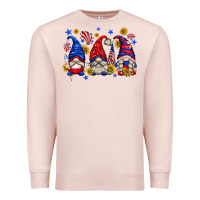 Pale Pink American gnomes with sunflowers Premium Sweatshirt - texasbilliewilder