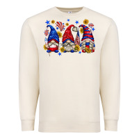 Sandshell American gnomes with sunflowers Premium Sweatshirt - texasbilliewilder