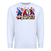 White American gnomes with sunflowers Premium Sweatshirt - texasbilliewilder