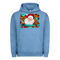 Pigment Pebble Blue it's Christmas y'all background Urban Hoodie - JahusDesignShop