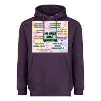 Plum daily bible affirmations Heavyweight Hoodie - MaliasSmallBusiness