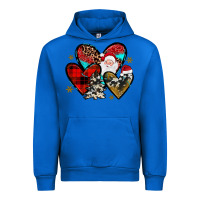 Cobalt Christmas heart Urban Hoodie - JahusDesignShop