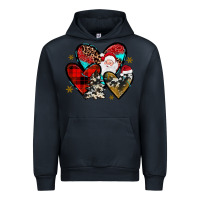 Navy Christmas heart Urban Hoodie - JahusDesignShop