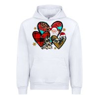 White Christmas heart Urban Hoodie - JahusDesignShop