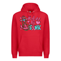 Red refuse to sink Premium Hoodie - JahusDesignShop