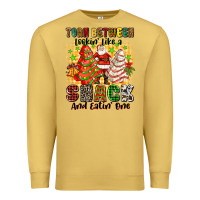 Antique Gold torn between looki like a snack and eatin one Premium Sweatshirt - Zillion Design Studio