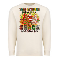 Torn Between Looki Like A Snack And Eatin One Premium Sweatshirt | Teevron