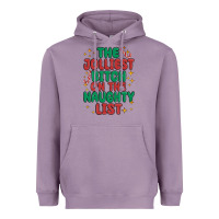 Lavender the jolliest bitch on the naughty list Heavyweight Hoodie - MaliasSmallBusiness