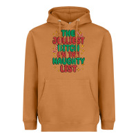 Meerkat the jolliest bitch on the naughty list Heavyweight Hoodie - MaliasSmallBusiness