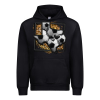Black leopard soccer texas map Urban Hoodie - Jasminsmagicworld