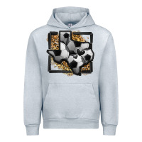 Heather Grey leopard soccer texas map Urban Hoodie - Jasminsmagicworld