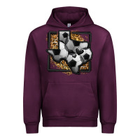 Mauve Wine leopard soccer texas map Urban Hoodie - Jasminsmagicworld