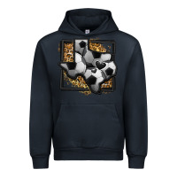 Navy leopard soccer texas map Urban Hoodie - Jasminsmagicworld
