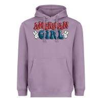 Lavender american girl Heavyweight Hoodie - MaliasSmallBusiness