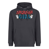 Smoke american girl Heavyweight Hoodie - MaliasSmallBusiness